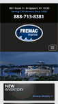 Mobile Screenshot of fremacmarine.com
